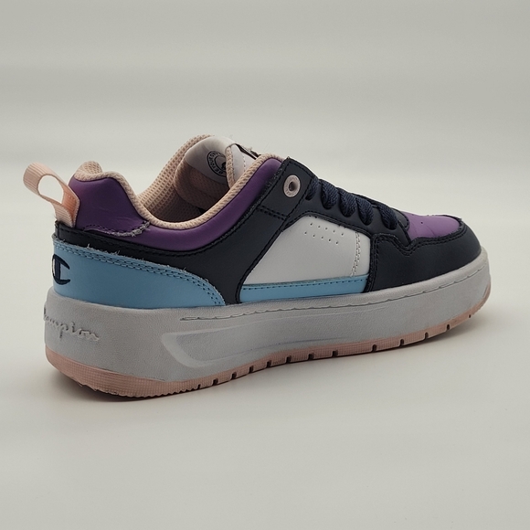 Champion Women's Drome Lo CB W Sneakers White/Navy/Candid/Mauve Size 6W, Used - Picture 8 of 12